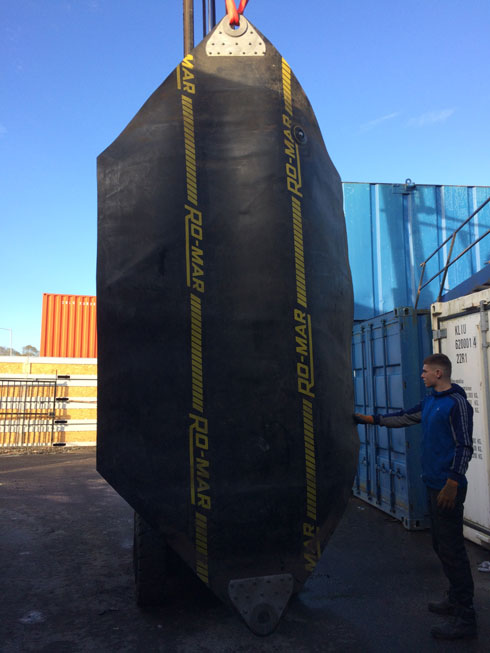 Ro-Mar 3000 Inflatable Fenders 3.7m long x 1.4m dia Second-hand (4 Available)