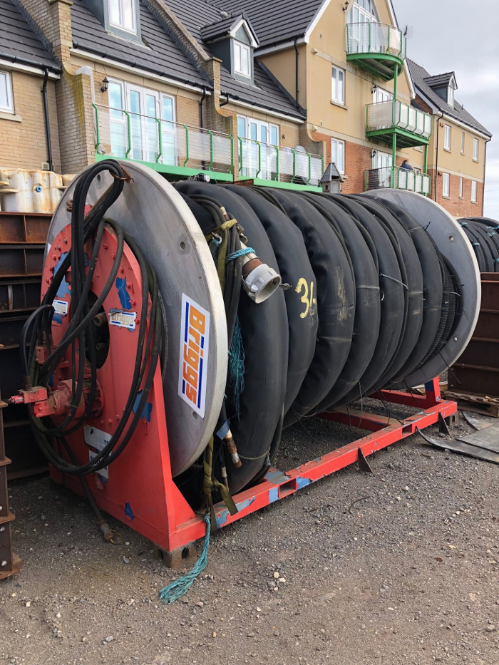 Rope/Hose/ Boom Drums Hydraulically Powered (two identical)  