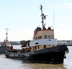 27.8m Tug Under Work Boat Code UK Cat 1
 21 ton Bollard Pull