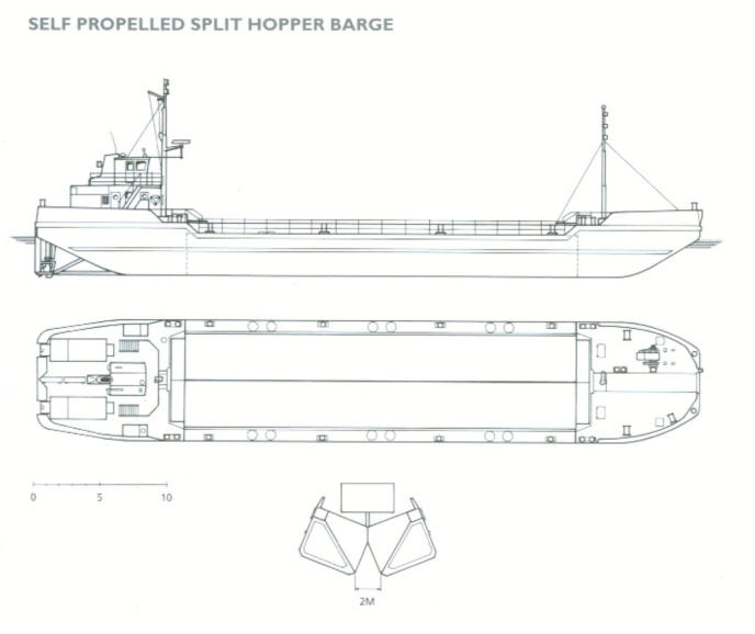 Split 3 Split Hopper Barge 460m Cube 47.76m Open For Charter 
