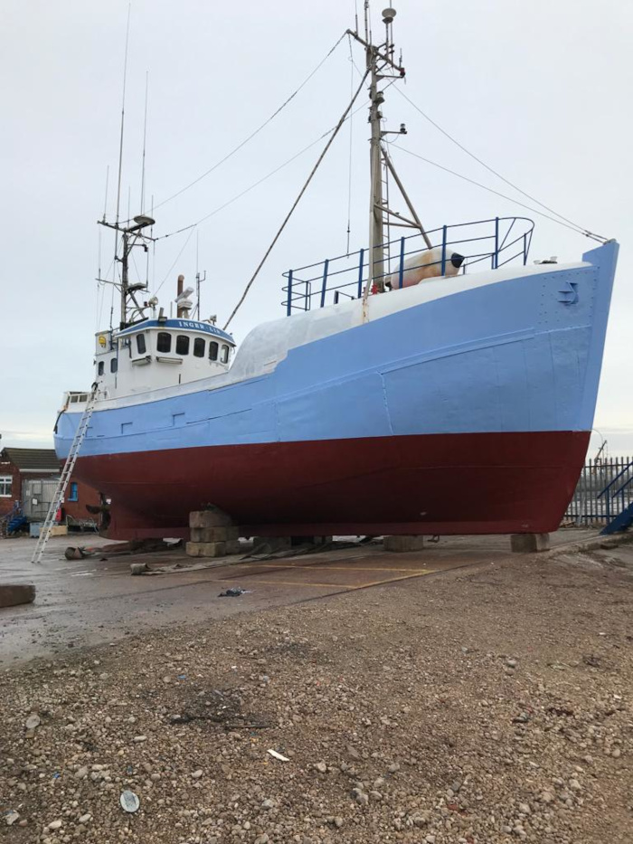 Inger Professionally Converted Danish Trawler Houseboat Conversion