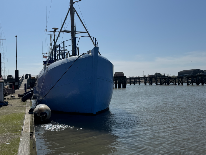 Inger Professionally Converted Danish Trawler Houseboat Conversion
