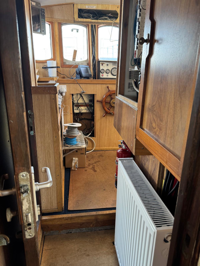 Inger Professionally Converted Danish Trawler Houseboat Conversion