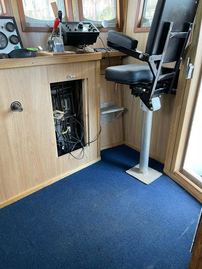 Inger Professionally Converted Danish Trawler Houseboat Conversion