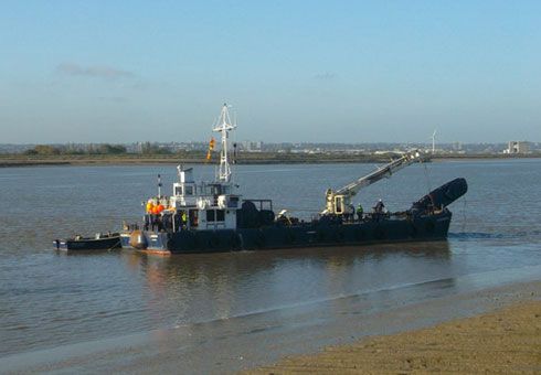 34m Salvage/Work Barge 'Hookness'